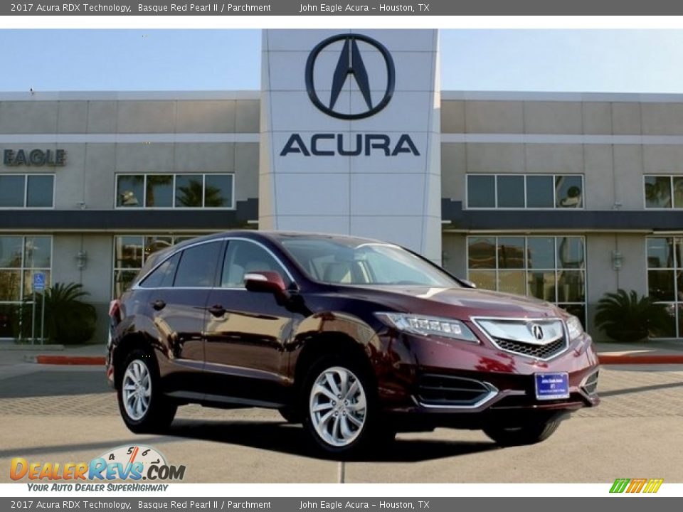 2017 Acura RDX Technology Basque Red Pearl II / Parchment Photo #1