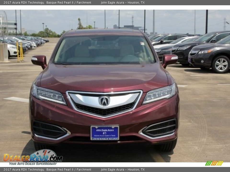 2017 Acura RDX Technology Basque Red Pearl II / Parchment Photo #2