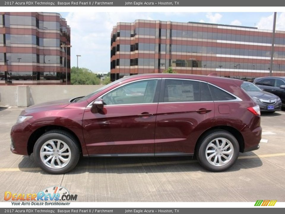 2017 Acura RDX Technology Basque Red Pearl II / Parchment Photo #4