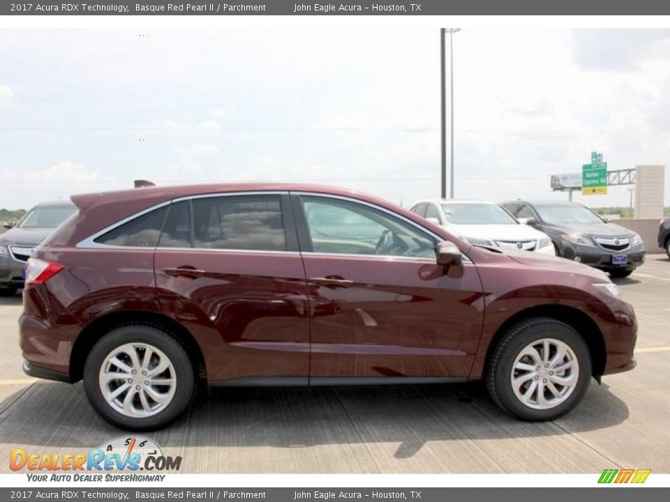 2017 Acura RDX Technology Basque Red Pearl II / Parchment Photo #8