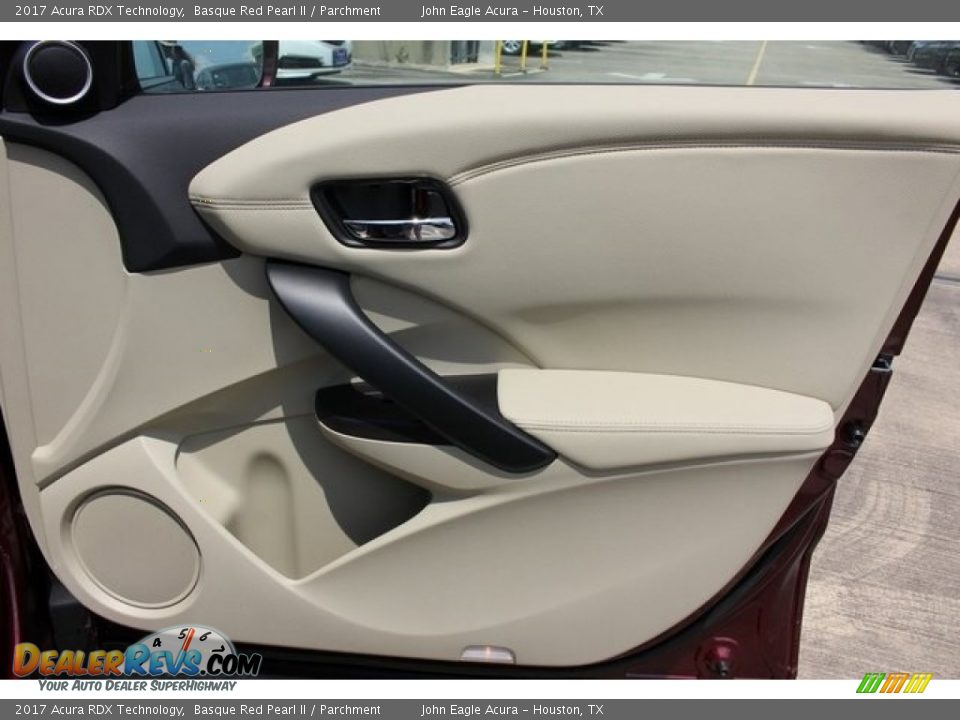 2017 Acura RDX Technology Basque Red Pearl II / Parchment Photo #22