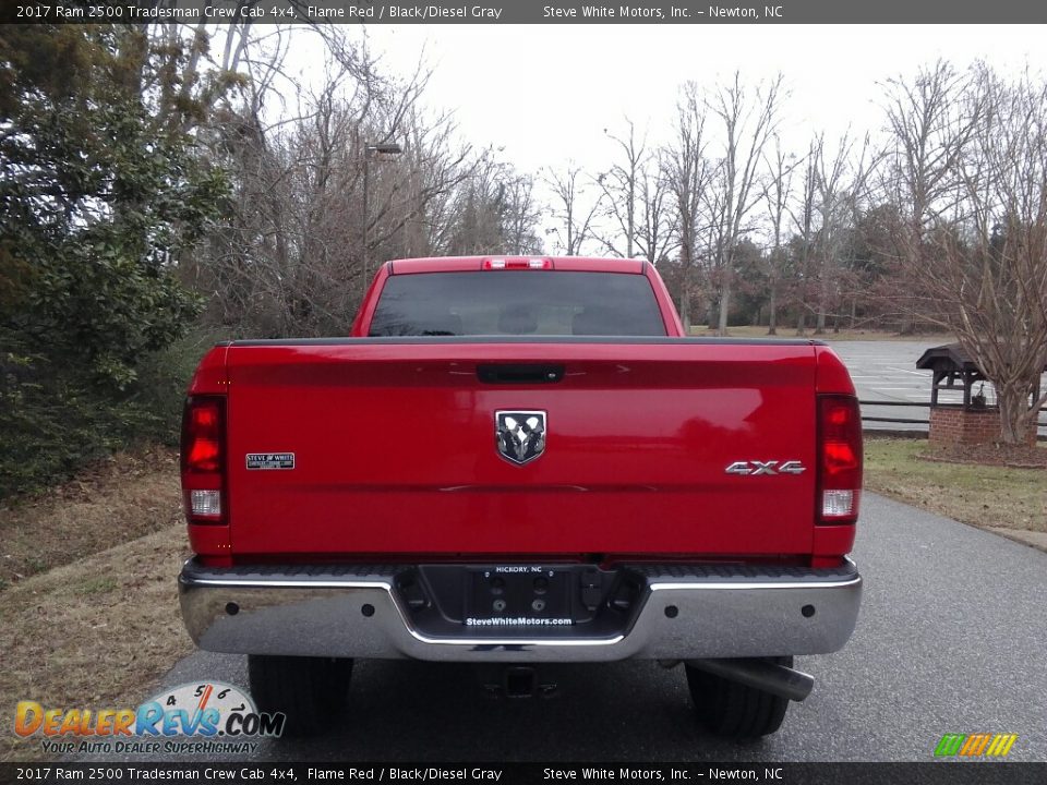 2017 Ram 2500 Tradesman Crew Cab 4x4 Flame Red / Black/Diesel Gray Photo #7