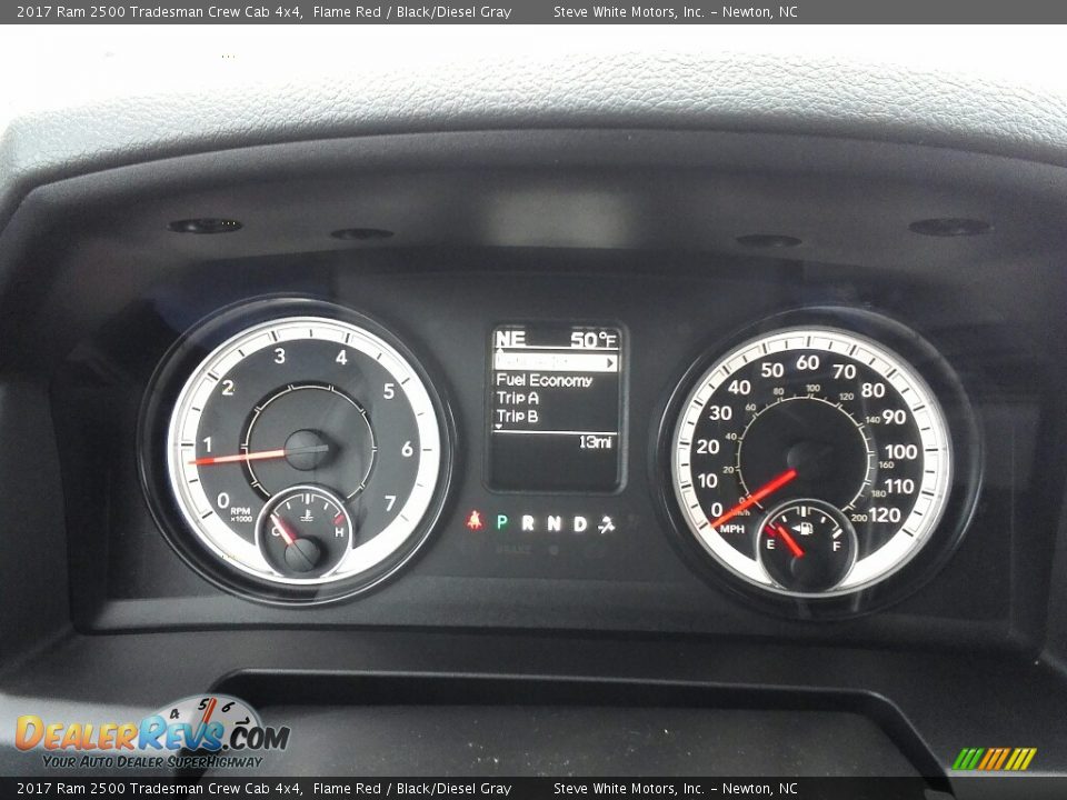 2017 Ram 2500 Tradesman Crew Cab 4x4 Flame Red / Black/Diesel Gray Photo #17