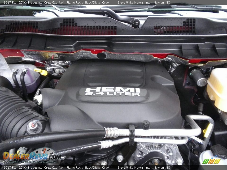 2017 Ram 2500 Tradesman Crew Cab 4x4 Flame Red / Black/Diesel Gray Photo #23
