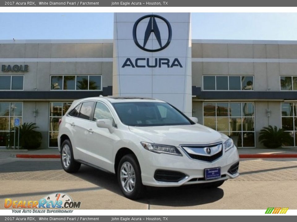 2017 Acura RDX White Diamond Pearl / Parchment Photo #1