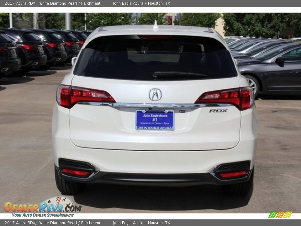 2017 Acura RDX White Diamond Pearl / Parchment Photo #6