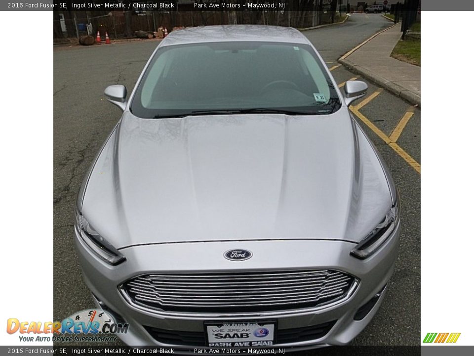2016 Ford Fusion SE Ingot Silver Metallic / Charcoal Black Photo #8