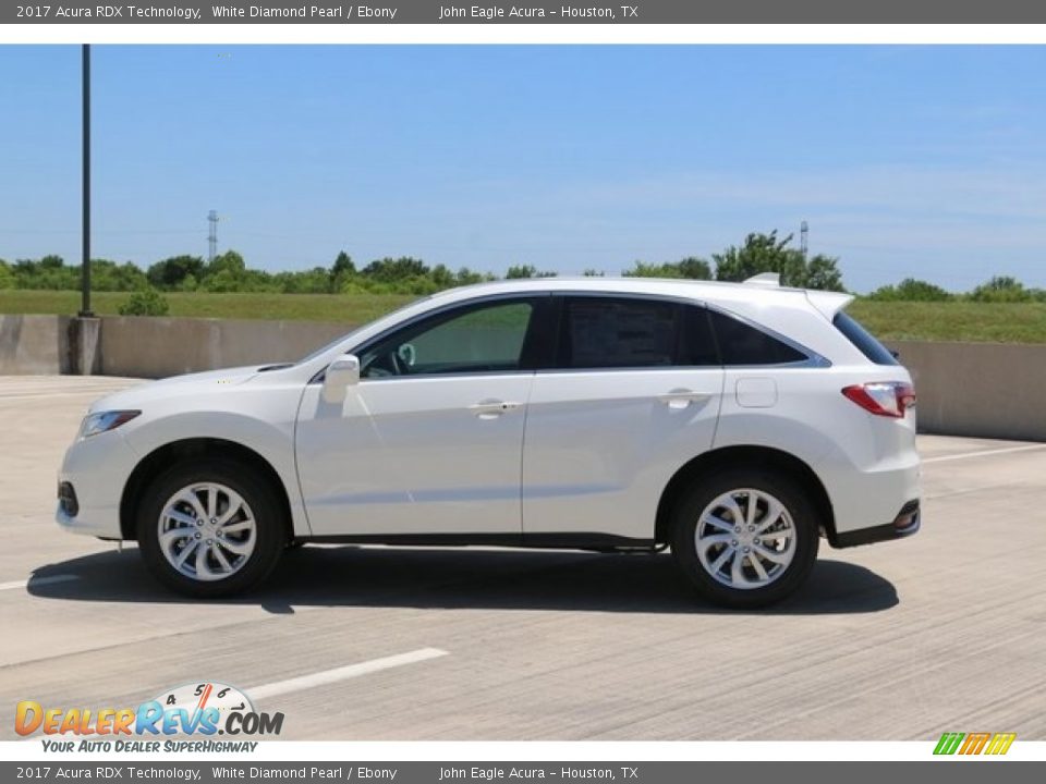 2017 Acura RDX Technology White Diamond Pearl / Ebony Photo #4