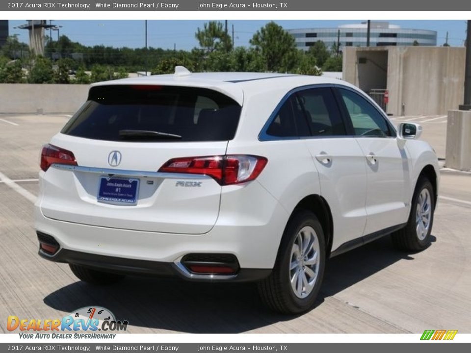 2017 Acura RDX Technology White Diamond Pearl / Ebony Photo #7