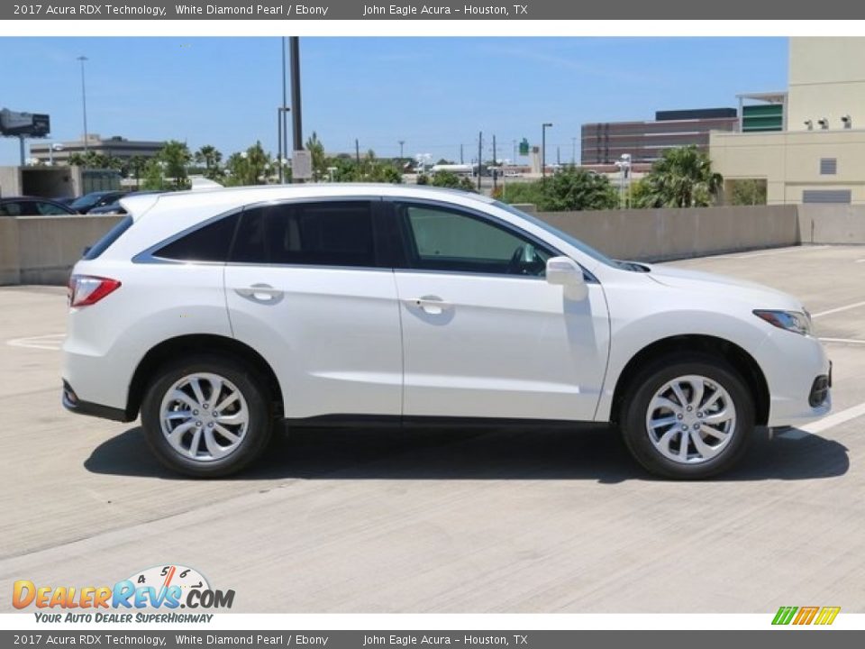 2017 Acura RDX Technology White Diamond Pearl / Ebony Photo #8