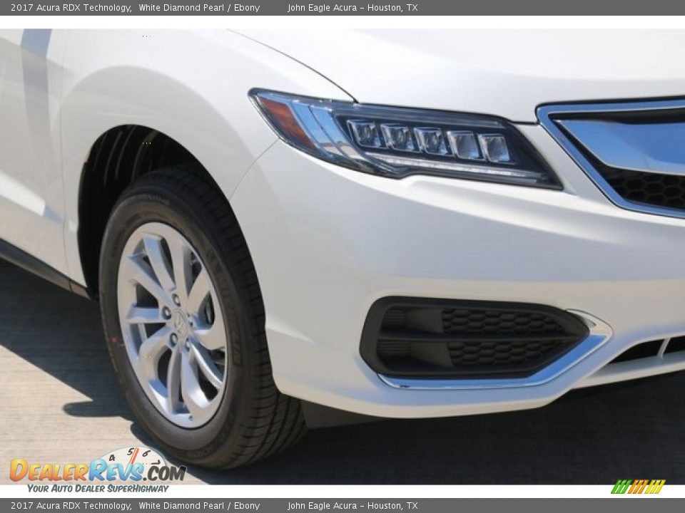 2017 Acura RDX Technology White Diamond Pearl / Ebony Photo #10