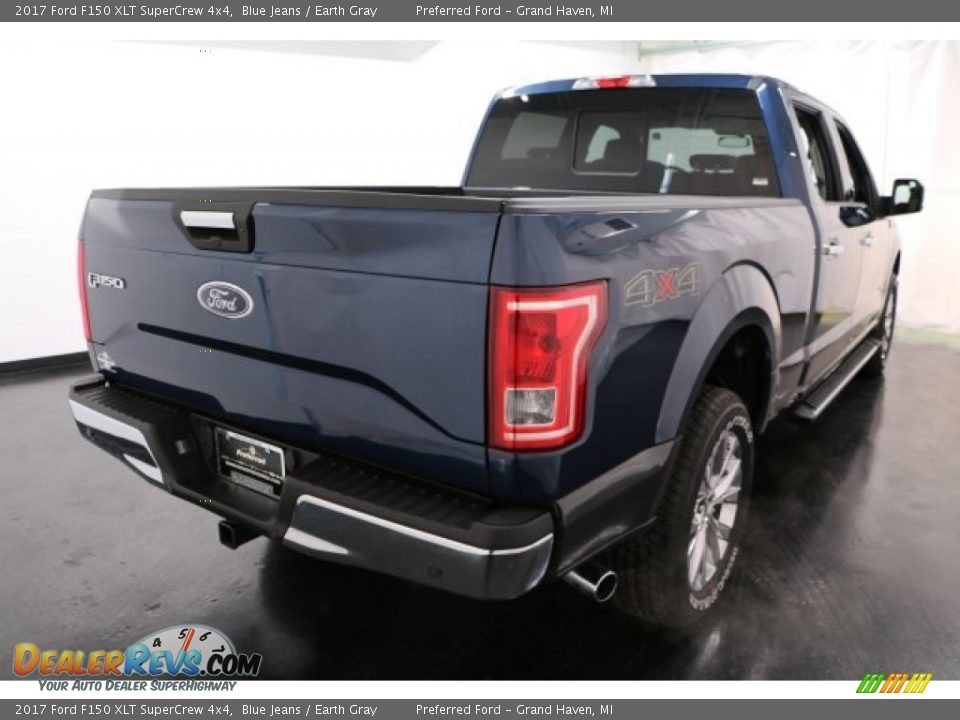 2017 Ford F150 XLT SuperCrew 4x4 Blue Jeans / Earth Gray Photo #8