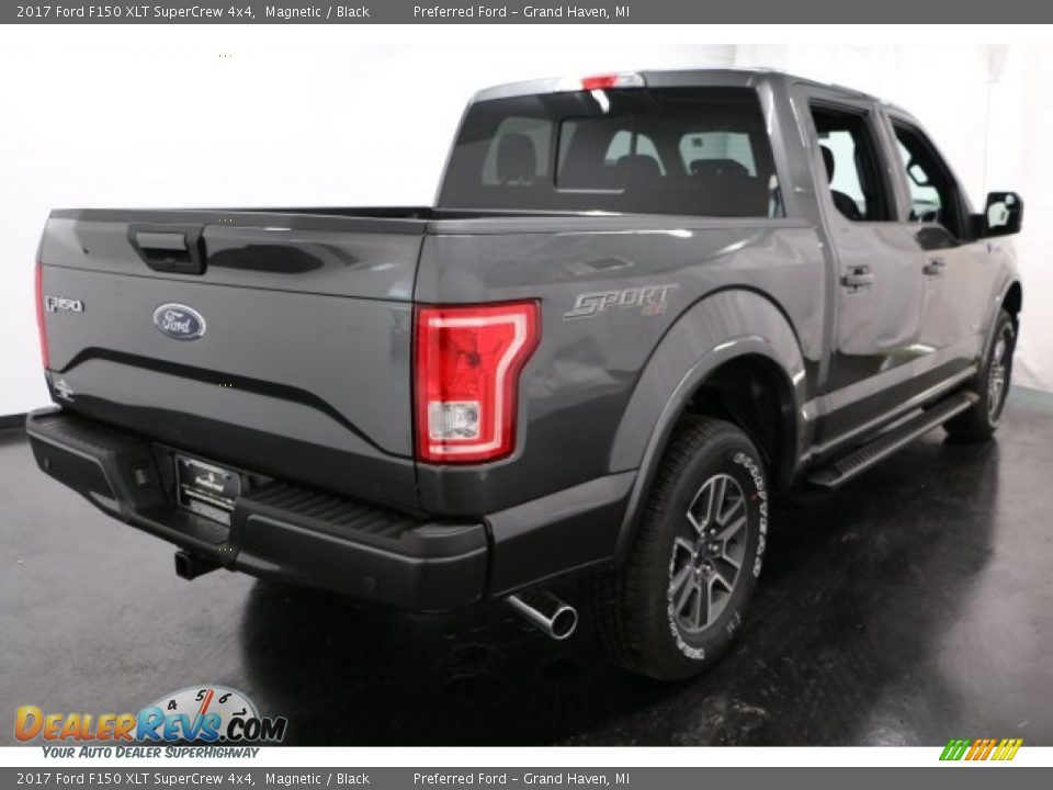 2017 Ford F150 XLT SuperCrew 4x4 Magnetic / Black Photo #8