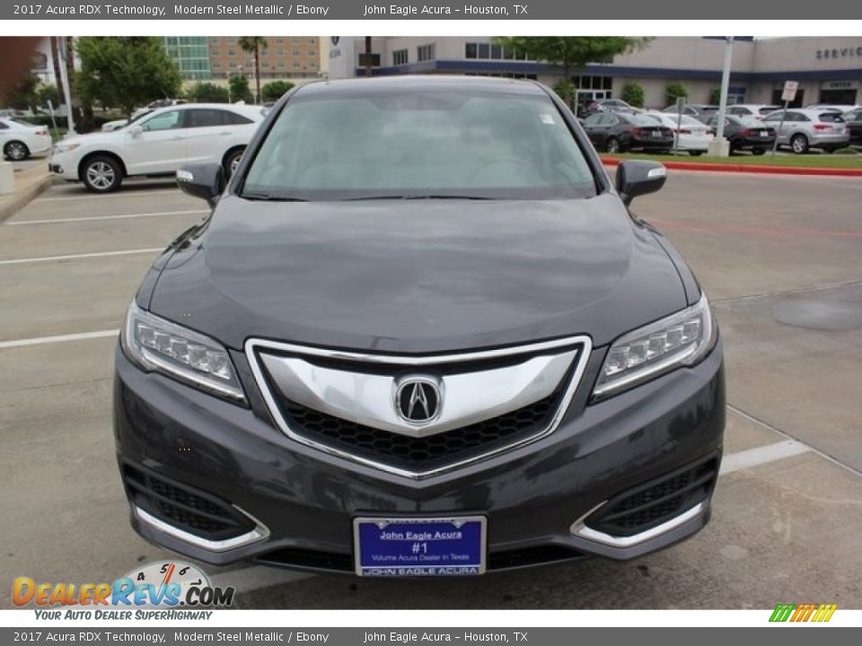 2017 Acura RDX Technology Modern Steel Metallic / Ebony Photo #2