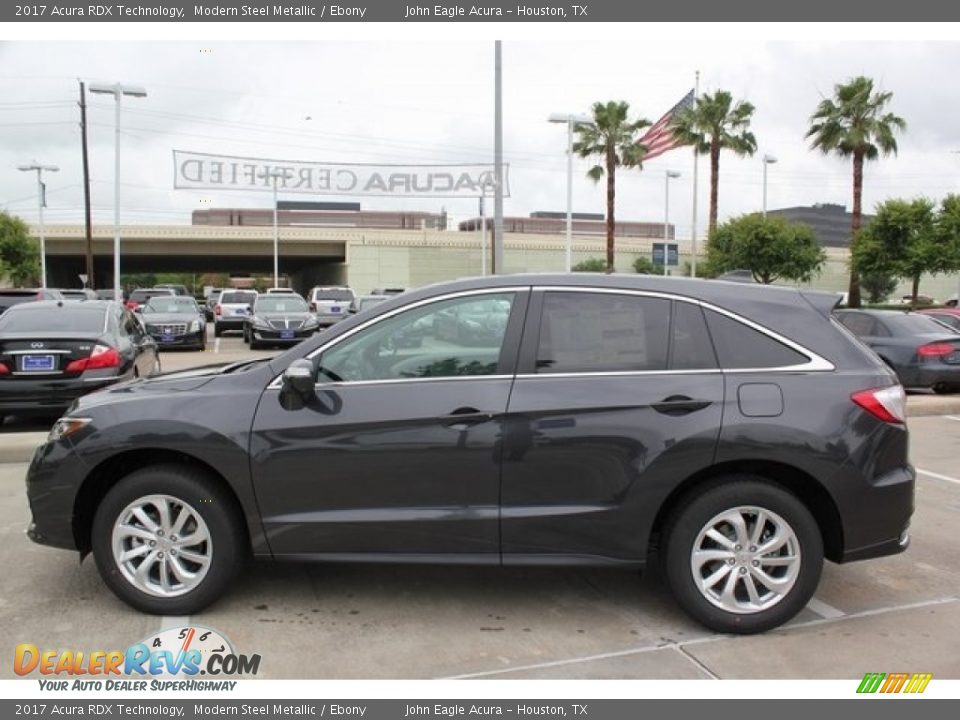 2017 Acura RDX Technology Modern Steel Metallic / Ebony Photo #4