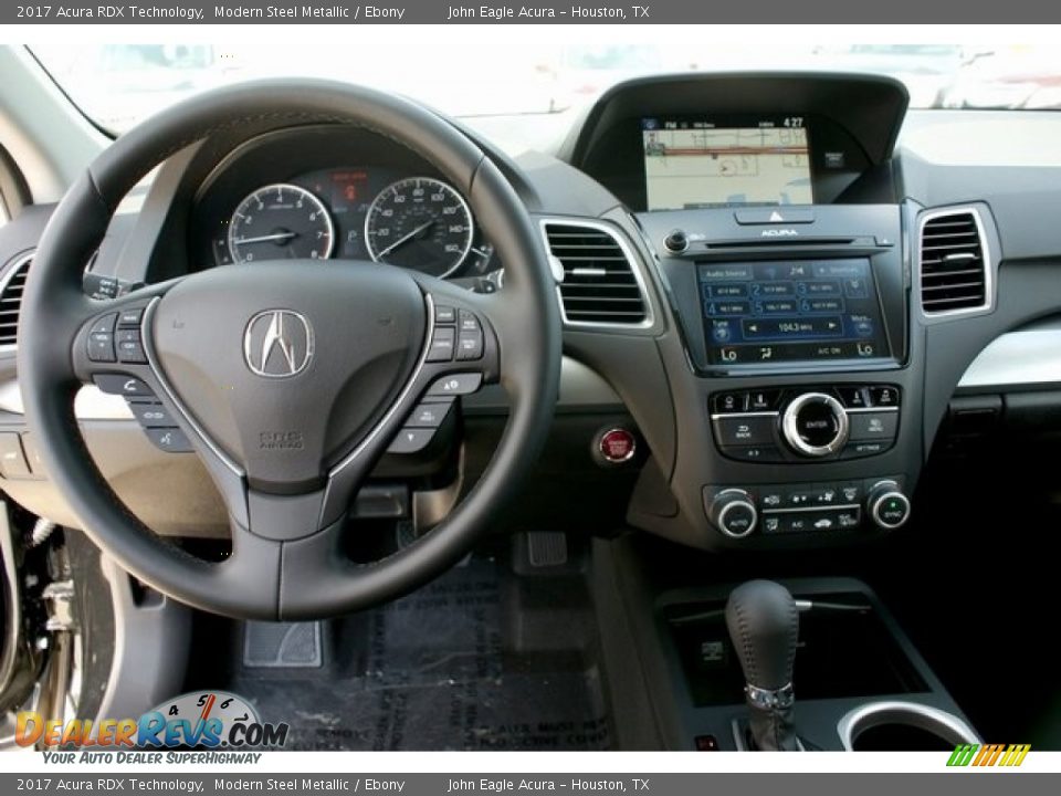 2017 Acura RDX Technology Modern Steel Metallic / Ebony Photo #9