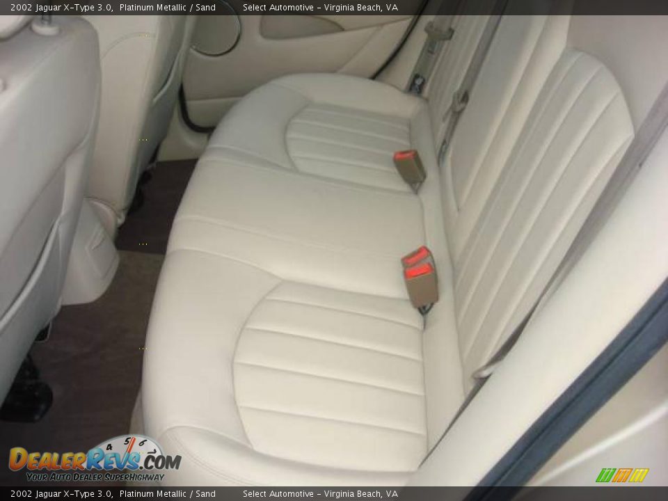 2002 Jaguar X-Type 3.0 Platinum Metallic / Sand Photo #13