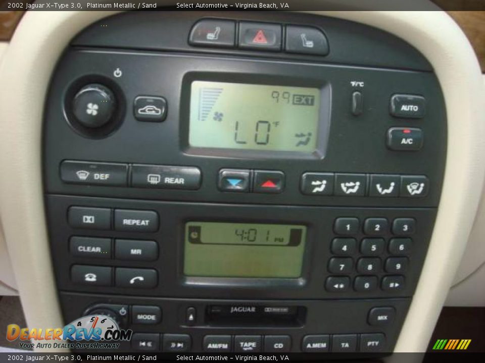 2002 Jaguar X-Type 3.0 Platinum Metallic / Sand Photo #14