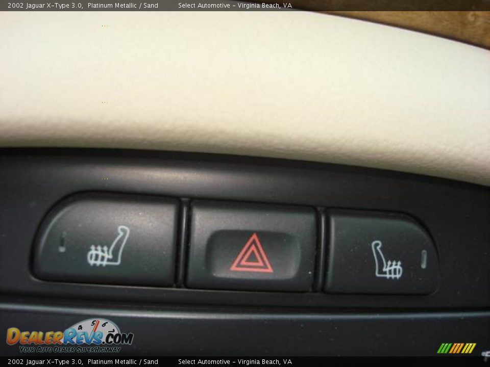 2002 Jaguar X-Type 3.0 Platinum Metallic / Sand Photo #15