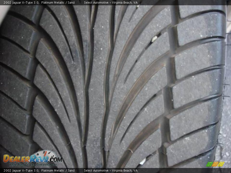 2002 Jaguar X-Type 3.0 Platinum Metallic / Sand Photo #17