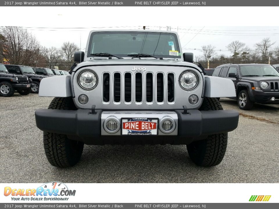 2017 Jeep Wrangler Unlimited Sahara 4x4 Billet Silver Metallic / Black Photo #2