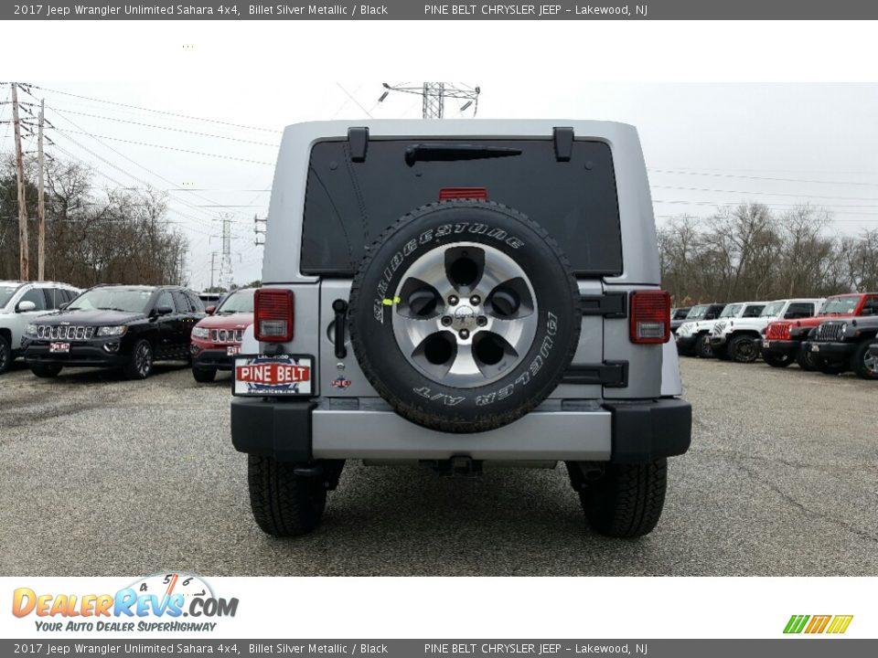 2017 Jeep Wrangler Unlimited Sahara 4x4 Billet Silver Metallic / Black Photo #5