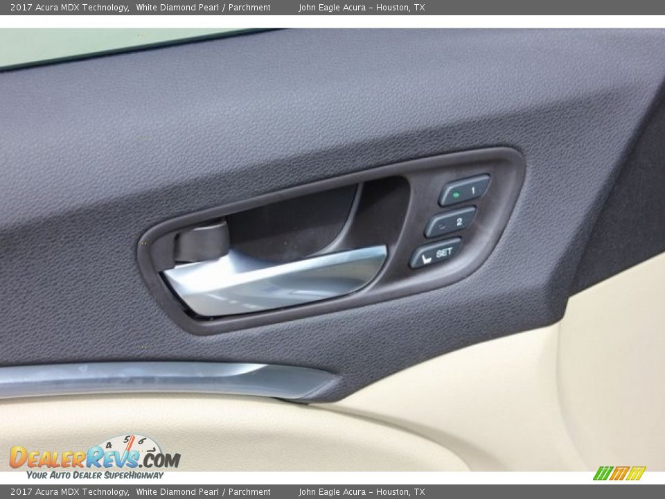 2017 Acura MDX Technology White Diamond Pearl / Parchment Photo #15