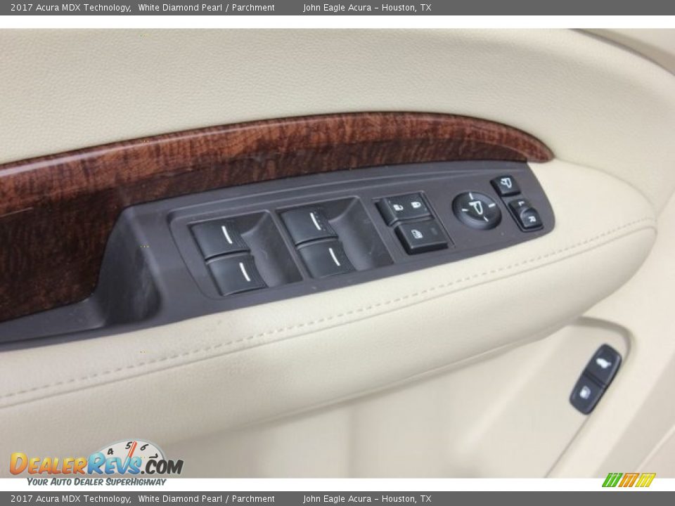 2017 Acura MDX Technology White Diamond Pearl / Parchment Photo #16