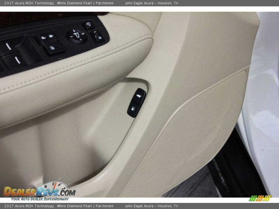 2017 Acura MDX Technology White Diamond Pearl / Parchment Photo #17