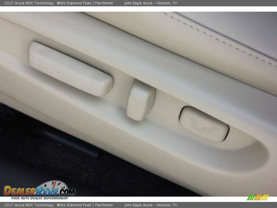 2017 Acura MDX Technology White Diamond Pearl / Parchment Photo #18