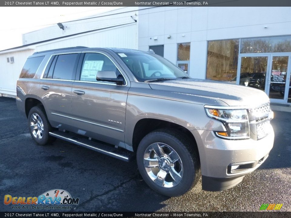 2017 Chevrolet Tahoe LT 4WD Pepperdust Metallic / Cocoa/Dune Photo #3