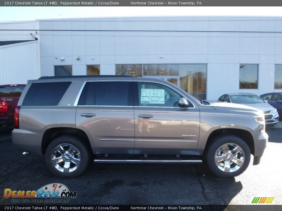 2017 Chevrolet Tahoe LT 4WD Pepperdust Metallic / Cocoa/Dune Photo #4