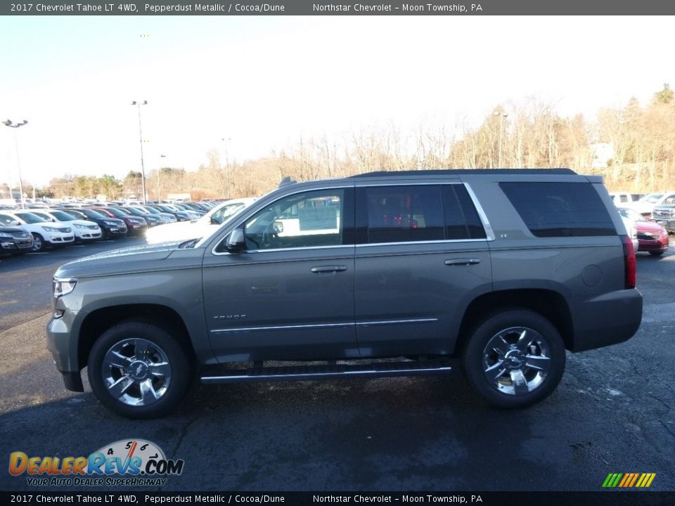 2017 Chevrolet Tahoe LT 4WD Pepperdust Metallic / Cocoa/Dune Photo #8