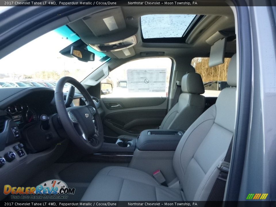 2017 Chevrolet Tahoe LT 4WD Pepperdust Metallic / Cocoa/Dune Photo #10