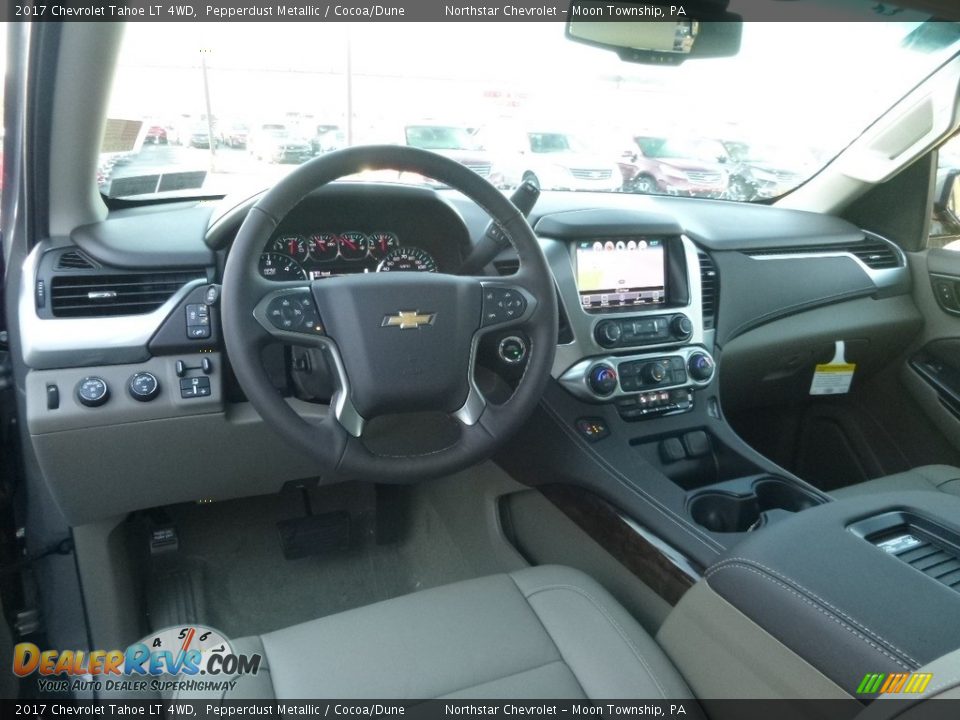 2017 Chevrolet Tahoe LT 4WD Pepperdust Metallic / Cocoa/Dune Photo #13