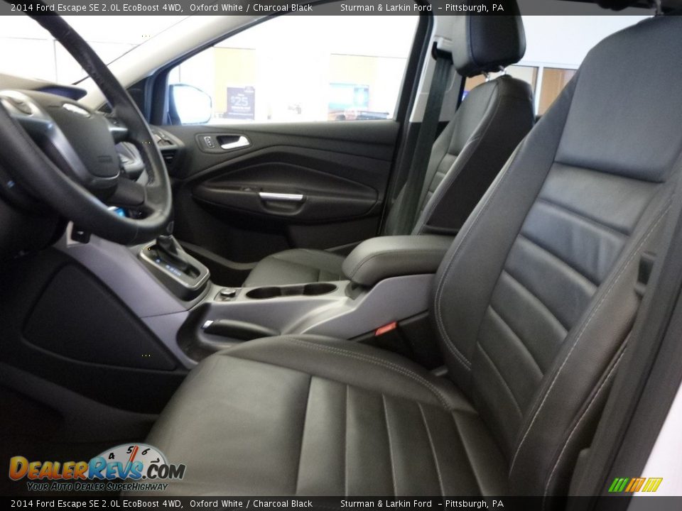 2014 Ford Escape SE 2.0L EcoBoost 4WD Oxford White / Charcoal Black Photo #7