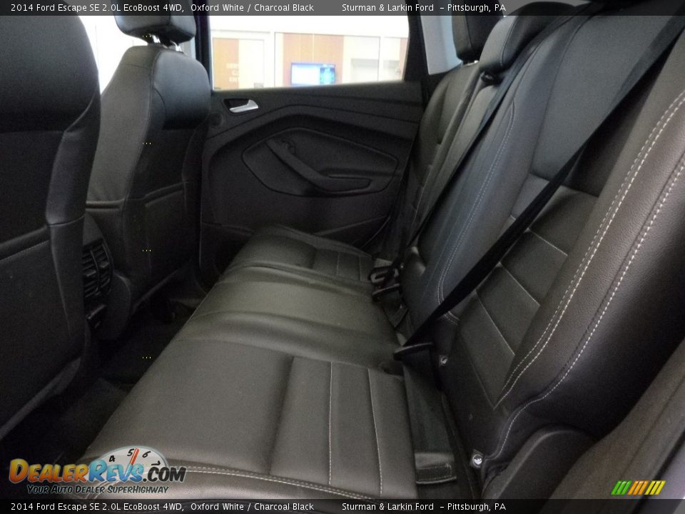 2014 Ford Escape SE 2.0L EcoBoost 4WD Oxford White / Charcoal Black Photo #8