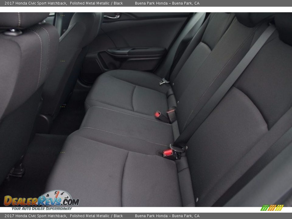 2017 Honda Civic Sport Hatchback Polished Metal Metallic / Black Photo #10