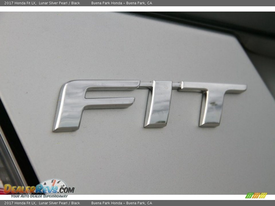 2017 Honda Fit LX Lunar Silver Pearl / Black Photo #3