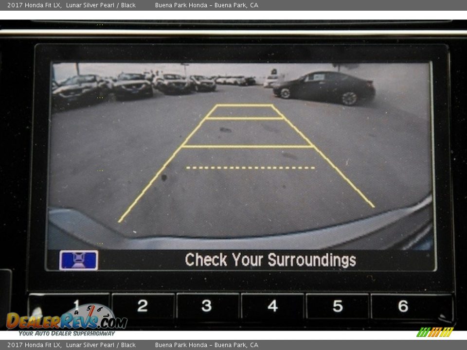 2017 Honda Fit LX Lunar Silver Pearl / Black Photo #6