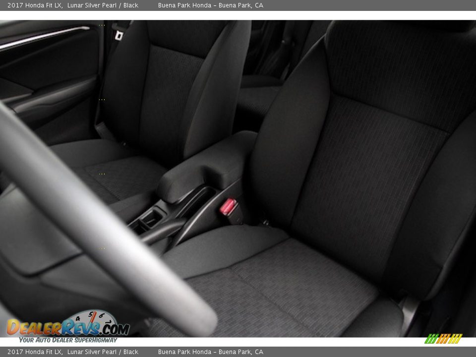 2017 Honda Fit LX Lunar Silver Pearl / Black Photo #10