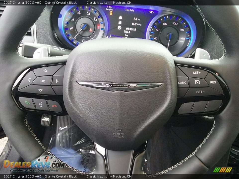 2017 Chrysler 300 S AWD Steering Wheel Photo #13