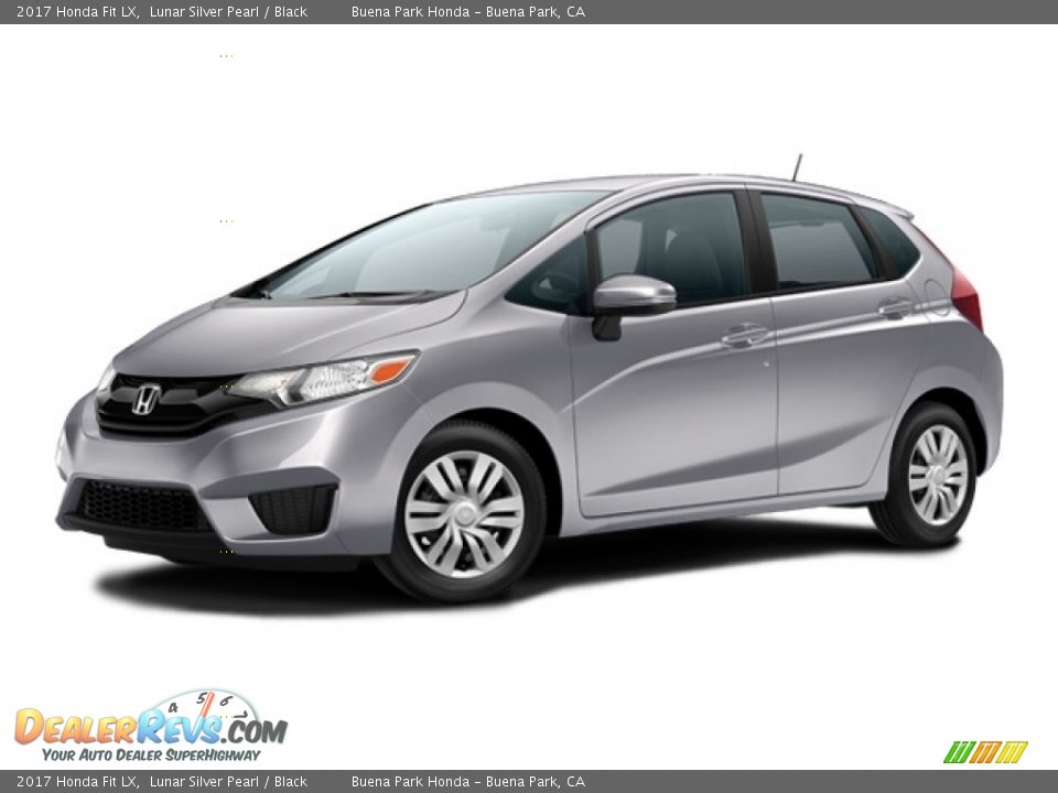 2017 Honda Fit LX Lunar Silver Pearl / Black Photo #18