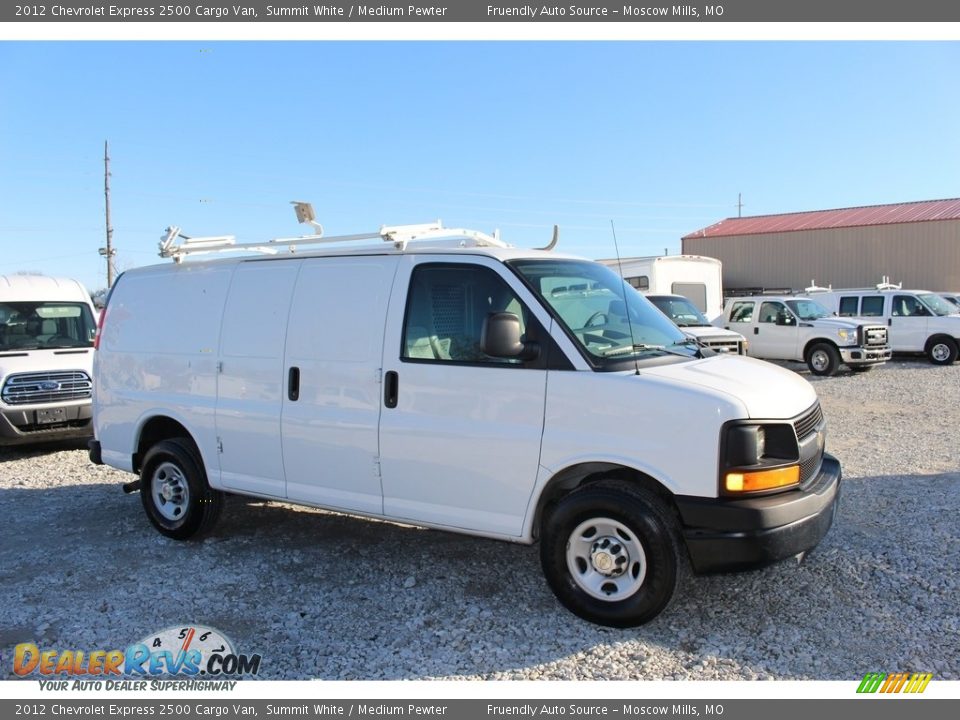 2012 Chevrolet Express 2500 Cargo Van Summit White / Medium Pewter Photo #1