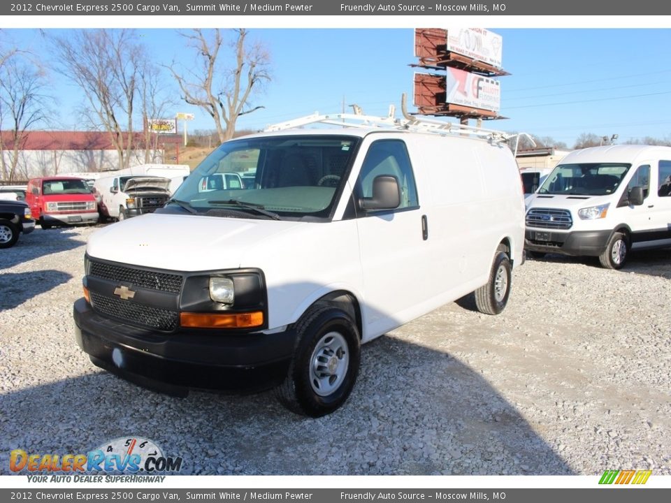2012 Chevrolet Express 2500 Cargo Van Summit White / Medium Pewter Photo #3