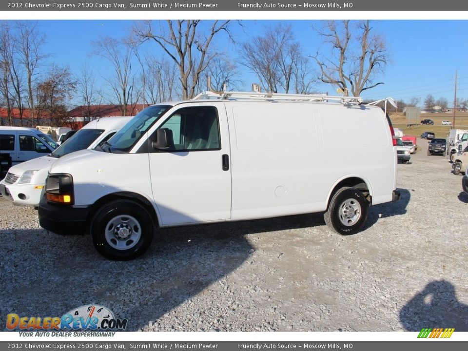 2012 Chevrolet Express 2500 Cargo Van Summit White / Medium Pewter Photo #4