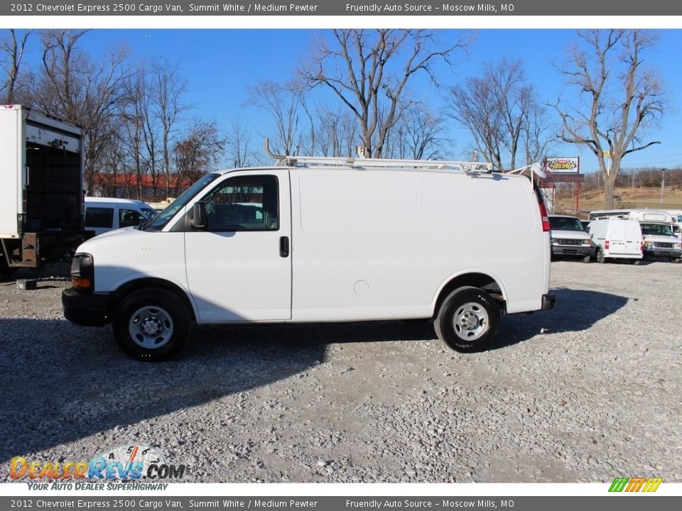 2012 Chevrolet Express 2500 Cargo Van Summit White / Medium Pewter Photo #5