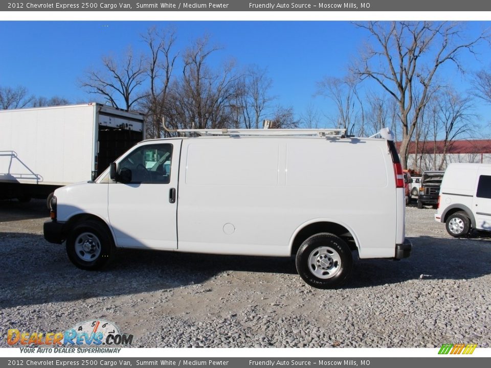 2012 Chevrolet Express 2500 Cargo Van Summit White / Medium Pewter Photo #6