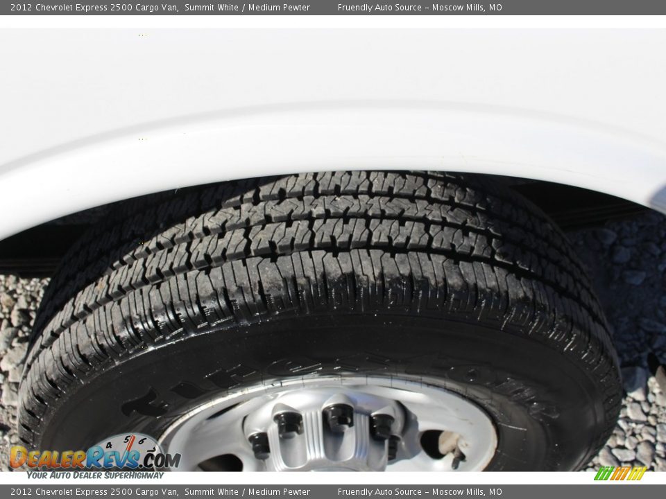 2012 Chevrolet Express 2500 Cargo Van Summit White / Medium Pewter Photo #8
