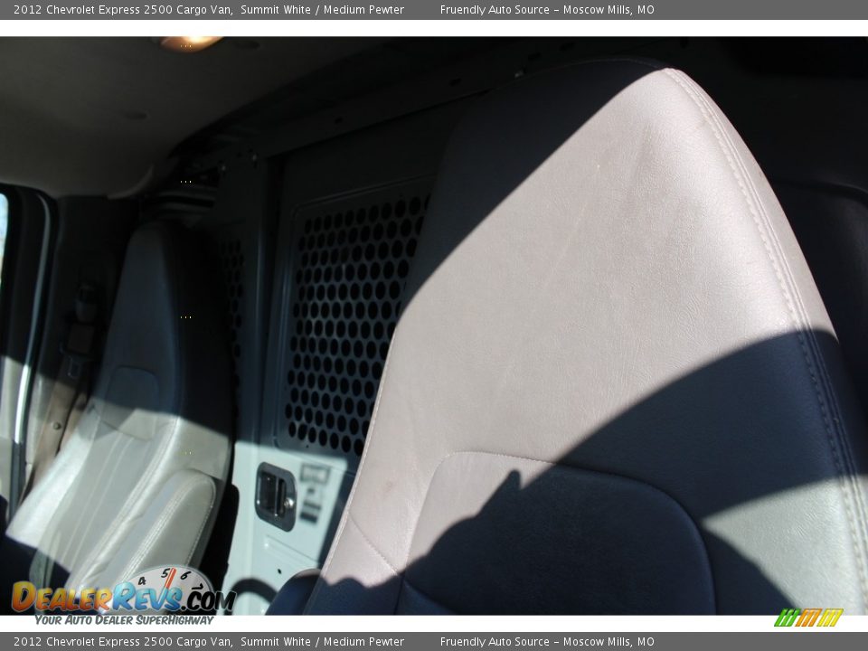 2012 Chevrolet Express 2500 Cargo Van Summit White / Medium Pewter Photo #12